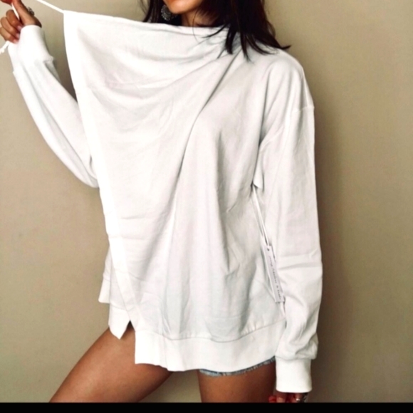 Young Fabulous & Broke White Open Front Waterfall Cardigan Size S NWT - Picture 6 of 13